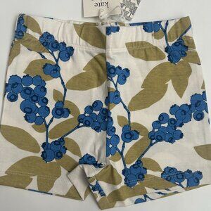 Kate Quinn Organic Cotton Bike Shorts Blueberry 5Y NWT Girls